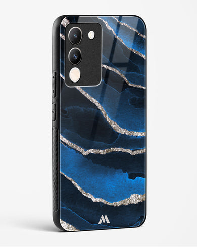 Shimmering Sands Blue Marble Glass Case Phone Cover (Vivo)