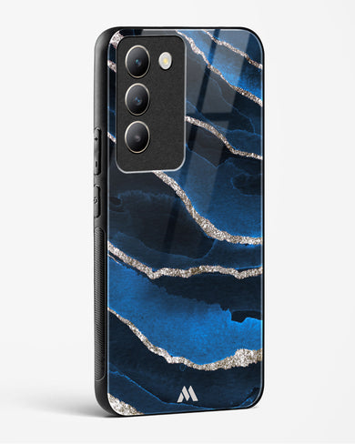 Shimmering Sands Blue Marble Glass Case Phone Cover (Vivo)