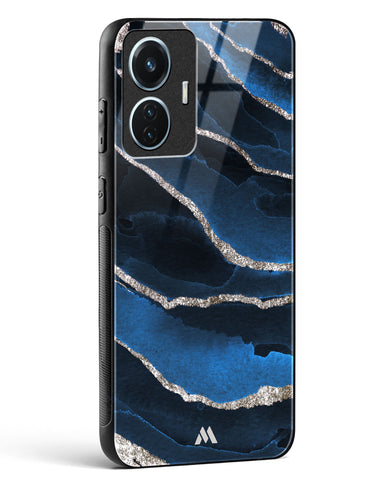 Shimmering Sands Blue Marble Glass Case Phone Cover (Vivo)