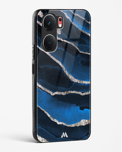 Shimmering Sands Blue Marble Glass Case Phone Cover (Vivo)