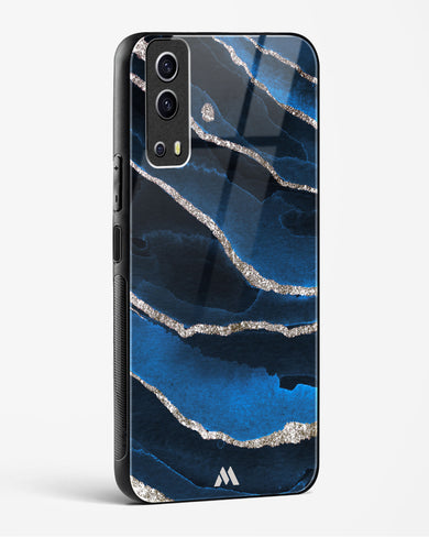 Shimmering Sands Blue Marble Glass Case Phone Cover (Vivo)