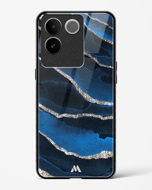 Shimmering Sands Blue Marble Glass Case Phone Cover (Vivo)
