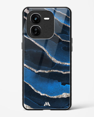 Shimmering Sands Blue Marble Glass Case Phone Cover (Vivo)