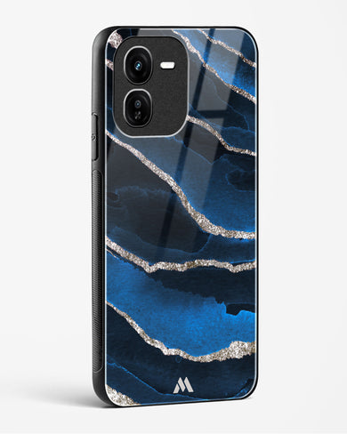Shimmering Sands Blue Marble Glass Case Phone Cover (Vivo)