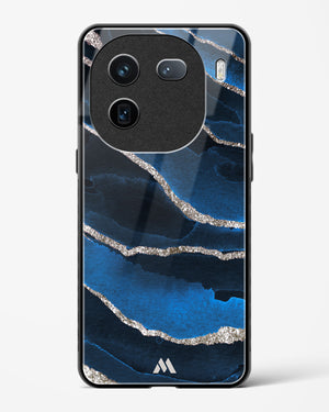 Shimmering Sands Blue Marble Glass Case Phone Cover (Vivo)
