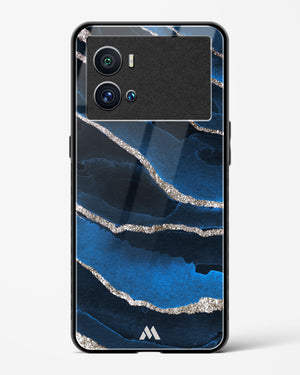 Shimmering Sands Blue Marble Glass Case Phone Cover-(Vivo)