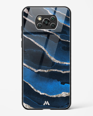 Shimmering Sands Blue Marble Glass Case Phone Cover-(Xiaomi)