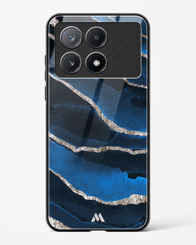 Shimmering Sands Blue Marble Glass Case Phone Cover-(Xiaomi)