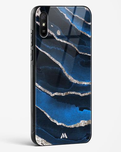 Shimmering Sands Blue Marble Glass Case Phone Cover-(Xiaomi)