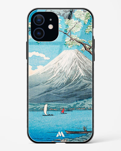 Mount Fuji from Lake Yamanaka [Hiroaki Takahashi] Glass Case Phone Cover-(Apple)