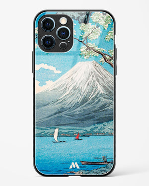 Mount Fuji from Lake Yamanaka [Hiroaki Takahashi] Glass Case Phone Cover (Apple)