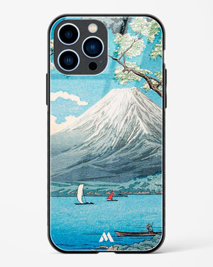 Mount Fuji from Lake Yamanaka [Hiroaki Takahashi] Glass Case Phone Cover (Apple)