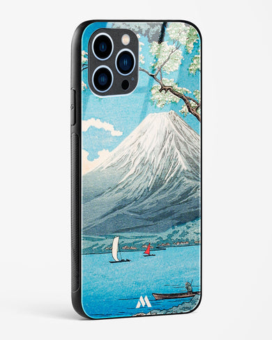 Mount Fuji from Lake Yamanaka [Hiroaki Takahashi] Glass Case Phone Cover-(Apple)