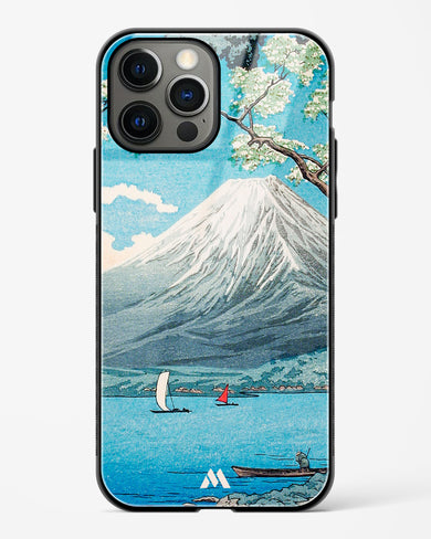 Mount Fuji from Lake Yamanaka [Hiroaki Takahashi] Glass Case Phone Cover-(Apple)