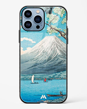 Mount Fuji from Lake Yamanaka [Hiroaki Takahashi] Glass Case Phone Cover (Apple)