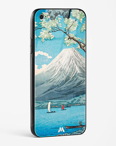 Mount Fuji from Lake Yamanaka [Hiroaki Takahashi] Glass Case Phone Cover-(Apple)