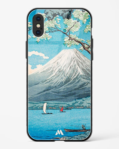 Mount Fuji from Lake Yamanaka [Hiroaki Takahashi] Glass Case Phone Cover (Apple)