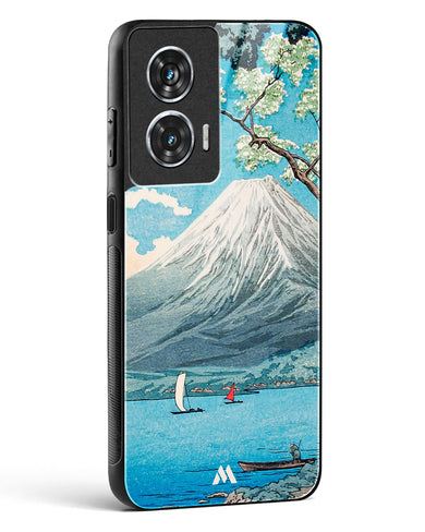 Mount Fuji from Lake Yamanaka [Hiroaki Takahashi] Glass Case Phone Cover (Motorola)