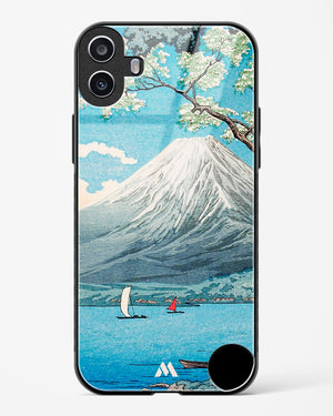 Mount Fuji from Lake Yamanaka [Hiroaki Takahashi] Glass Case Phone Cover (Nothing)