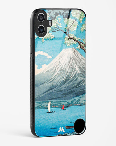 Mount Fuji from Lake Yamanaka [Hiroaki Takahashi] Glass Case Phone Cover (Nothing)
