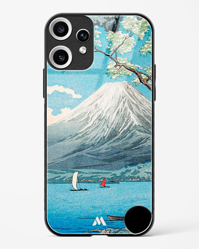 Mount Fuji from Lake Yamanaka [Hiroaki Takahashi] Glass Case Phone Cover (Nothing)