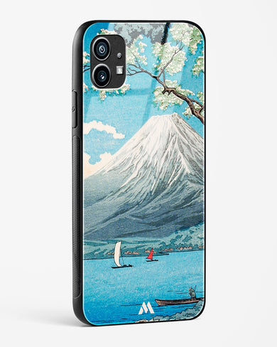 Mount Fuji from Lake Yamanaka [Hiroaki Takahashi] Glass Case Phone Cover (Nothing)