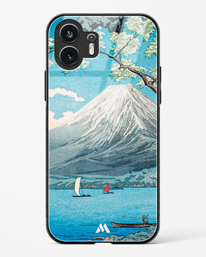 Mount Fuji from Lake Yamanaka [Hiroaki Takahashi] Glass Case Phone Cover (Nothing)
