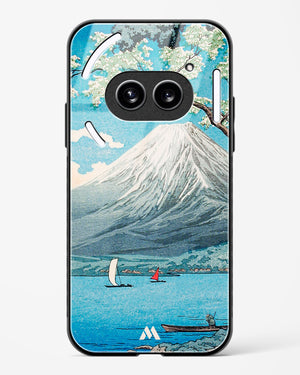 Mount Fuji from Lake Yamanaka [Hiroaki Takahashi] Glass Case Phone Cover (Nothing)