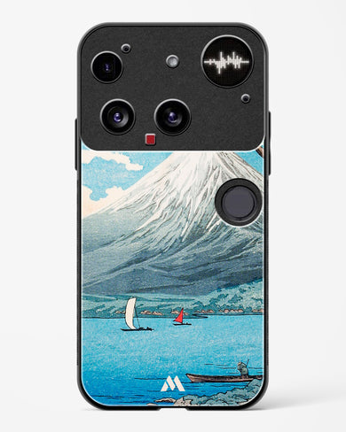 Mount Fuji from Lake Yamanaka [Hiroaki Takahashi] Glass Case Phone Cover (Nothing)