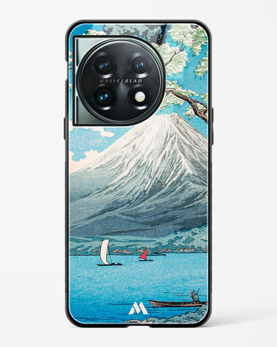 Mount Fuji from Lake Yamanaka [Hiroaki Takahashi] Glass Case Phone Cover (OnePlus)