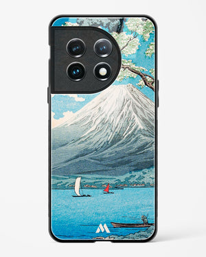 Mount Fuji from Lake Yamanaka [Hiroaki Takahashi] Glass Case Phone Cover (OnePlus)
