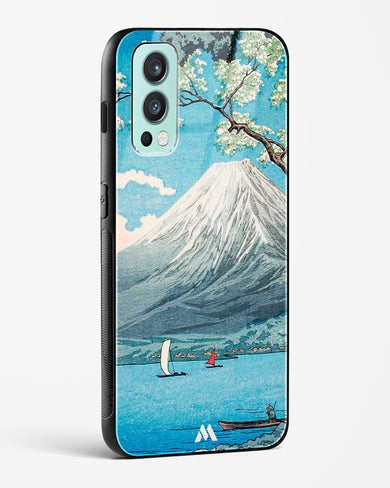 Mount Fuji from Lake Yamanaka [Hiroaki Takahashi] Glass Case Phone Cover (OnePlus)