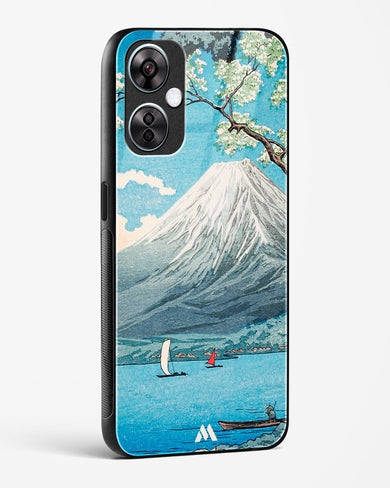 Mount Fuji from Lake Yamanaka [Hiroaki Takahashi] Glass Case Phone Cover (OnePlus)