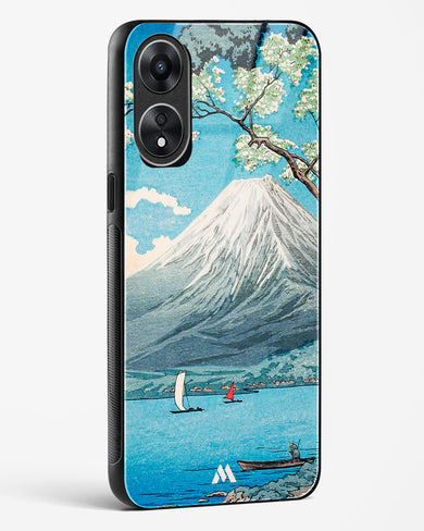 Mount Fuji from Lake Yamanaka [Hiroaki Takahashi] Glass Case Phone Cover (Oppo)