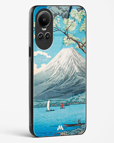 Mount Fuji from Lake Yamanaka [Hiroaki Takahashi] Glass Case Phone Cover (Oppo)