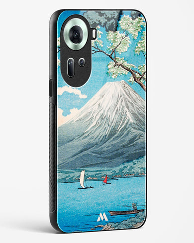 Mount Fuji from Lake Yamanaka [Hiroaki Takahashi] Glass Case Phone Cover (Oppo)