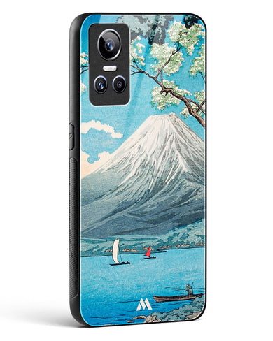 Mount Fuji from Lake Yamanaka [Hiroaki Takahashi] Glass Case Phone Cover (Realme)