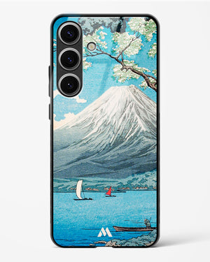 Mount Fuji from Lake Yamanaka [Hiroaki Takahashi] Glass Case Phone Cover-(Samsung)