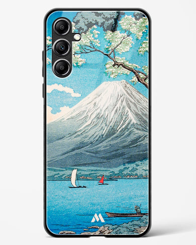 Mount Fuji from Lake Yamanaka [Hiroaki Takahashi] Glass Case Phone Cover-(Samsung)