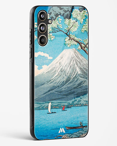 Mount Fuji from Lake Yamanaka [Hiroaki Takahashi] Glass Case Phone Cover (Samsung)