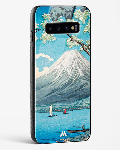 Mount Fuji from Lake Yamanaka [Hiroaki Takahashi] Glass Case Phone Cover-(Samsung)