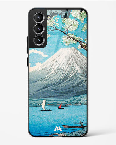 Mount Fuji from Lake Yamanaka [Hiroaki Takahashi] Glass Case Phone Cover-(Samsung)