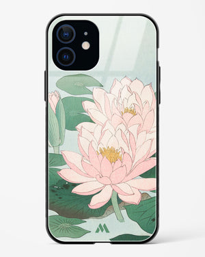 Water Lily [Ohara Koson] Glass Case Phone Cover (Apple)