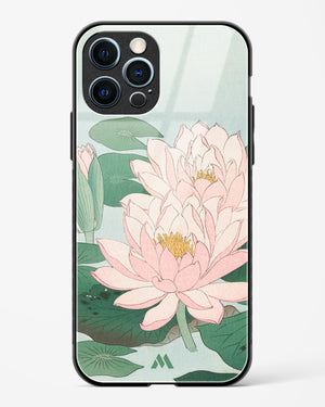 Water Lily [Ohara Koson] Glass Case Phone Cover (Apple)