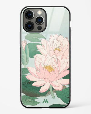 Water Lily [Ohara Koson] Glass Case Phone Cover (Apple)