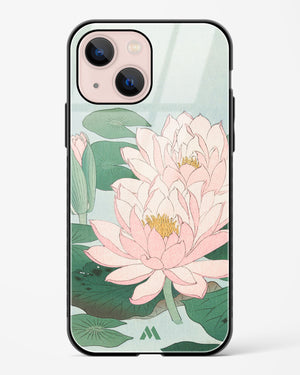 Water Lily [Ohara Koson] Glass Case Phone Cover (Apple)