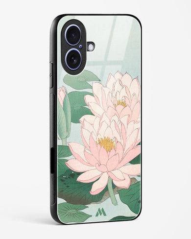 Water Lily [Ohara Koson] Glass Case Phone Cover (Apple)