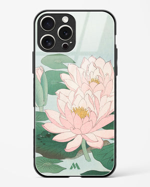 Water Lily [Ohara Koson] Glass Case Phone Cover (Apple)