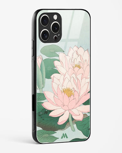 Water Lily [Ohara Koson] Glass Case Phone Cover (Apple)