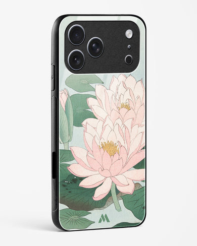 Water Lily [Ohara Koson] Glass Case Phone Cover (Apple)